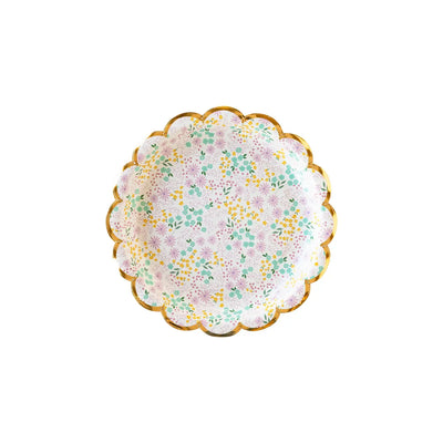 Spring Floral Dessert Plate