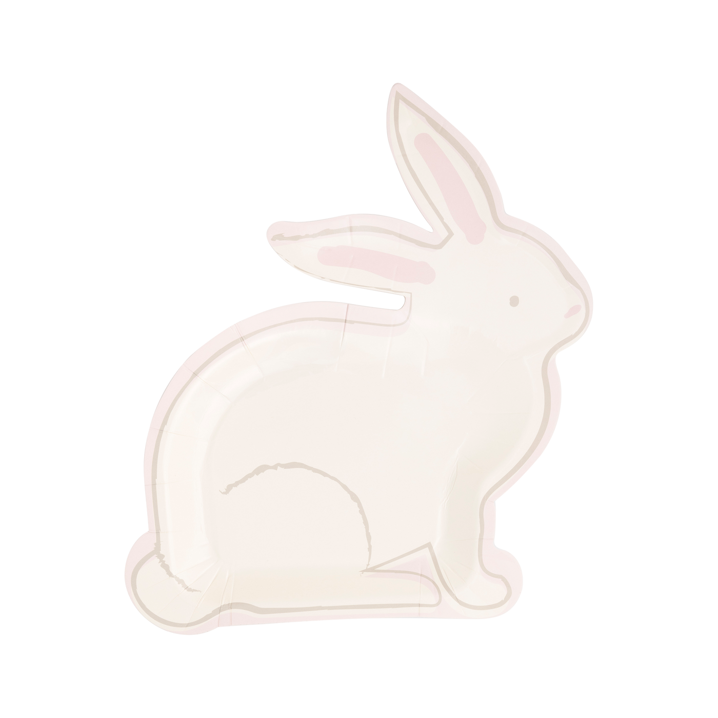 Full White Bunny Plate