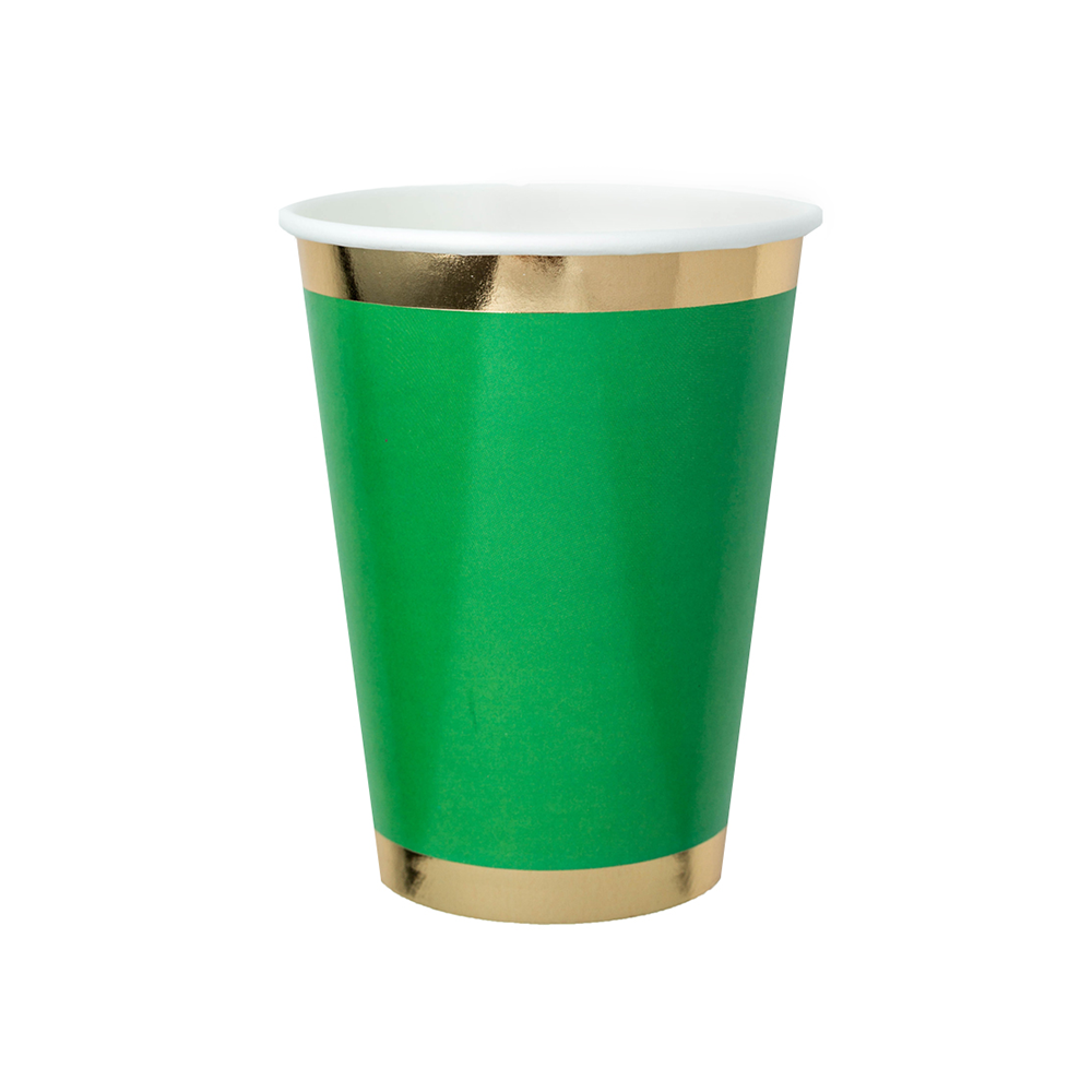 Posh Party Cups (12oz) - Green
