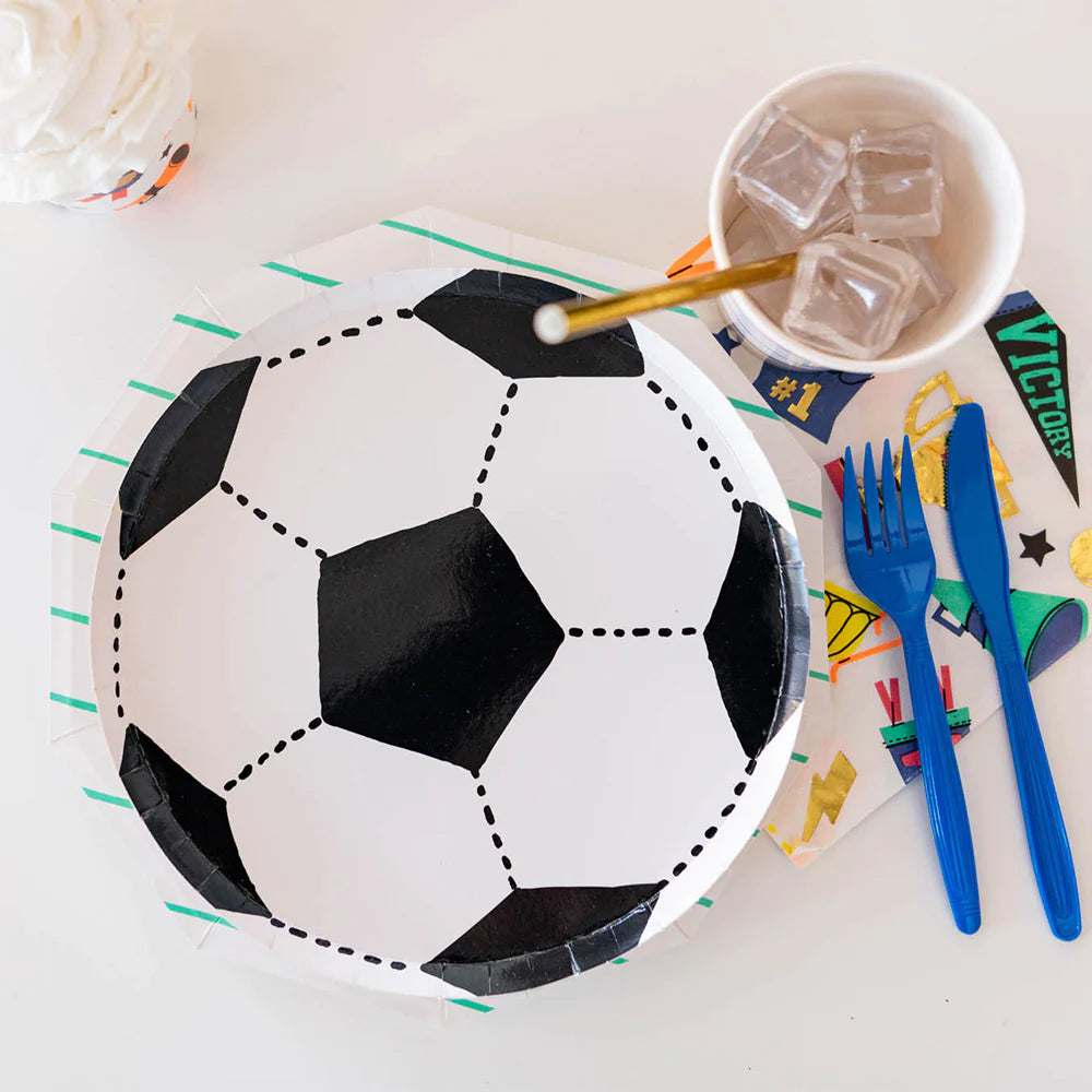 Soccer Dessert Plates