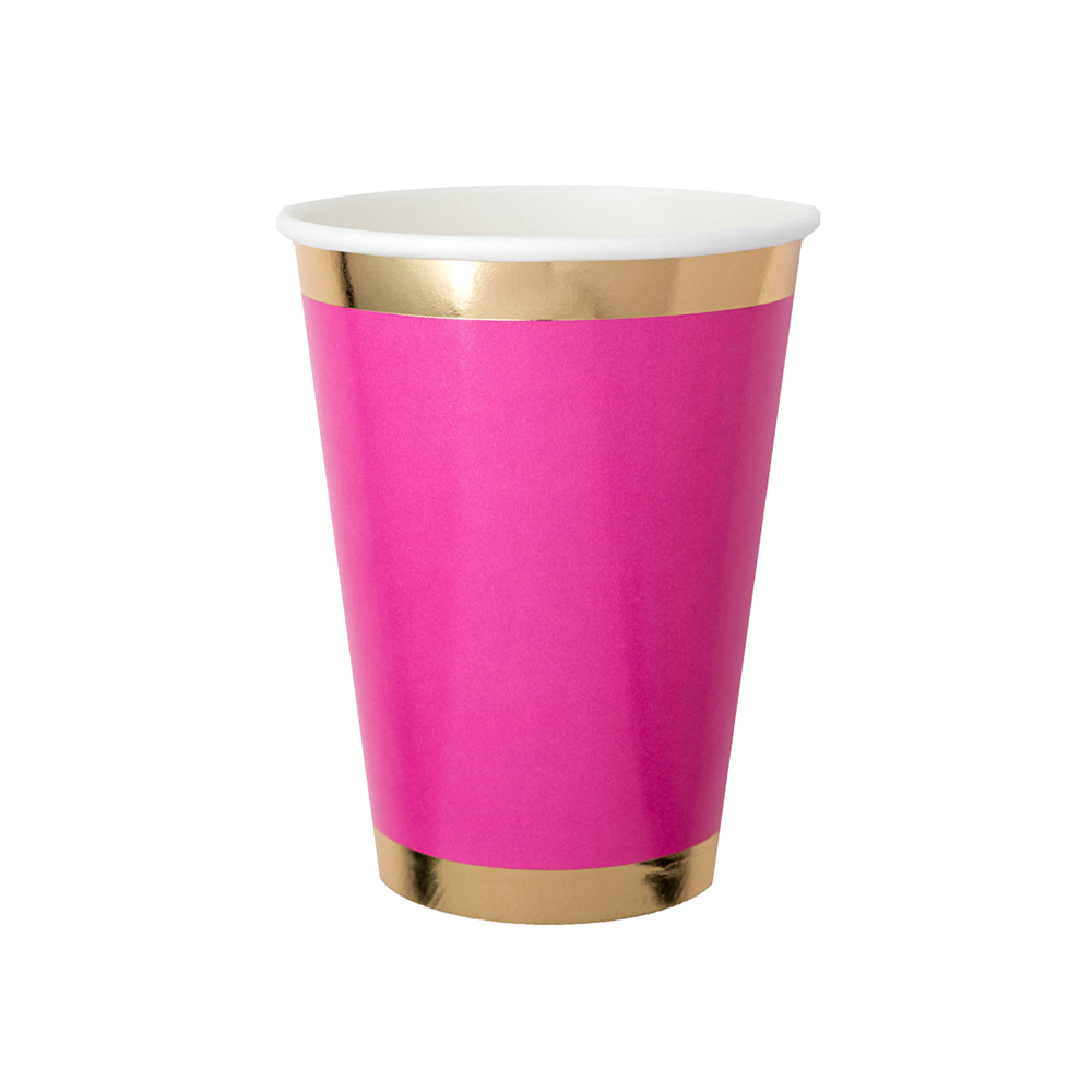 Posh Party Cups (12oz) - Pinky