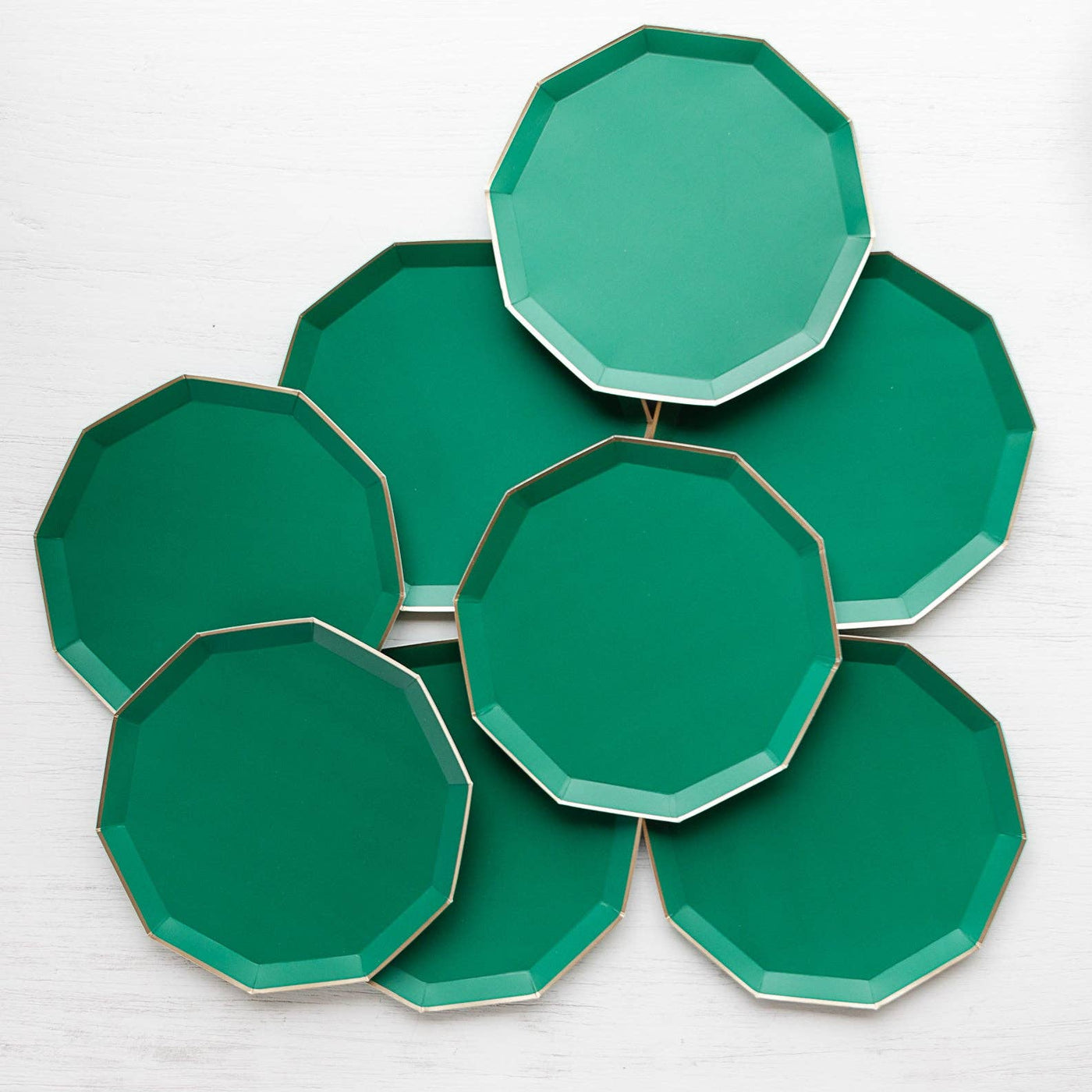 EMERALD GREEN PREMIUM DINNER PLATES