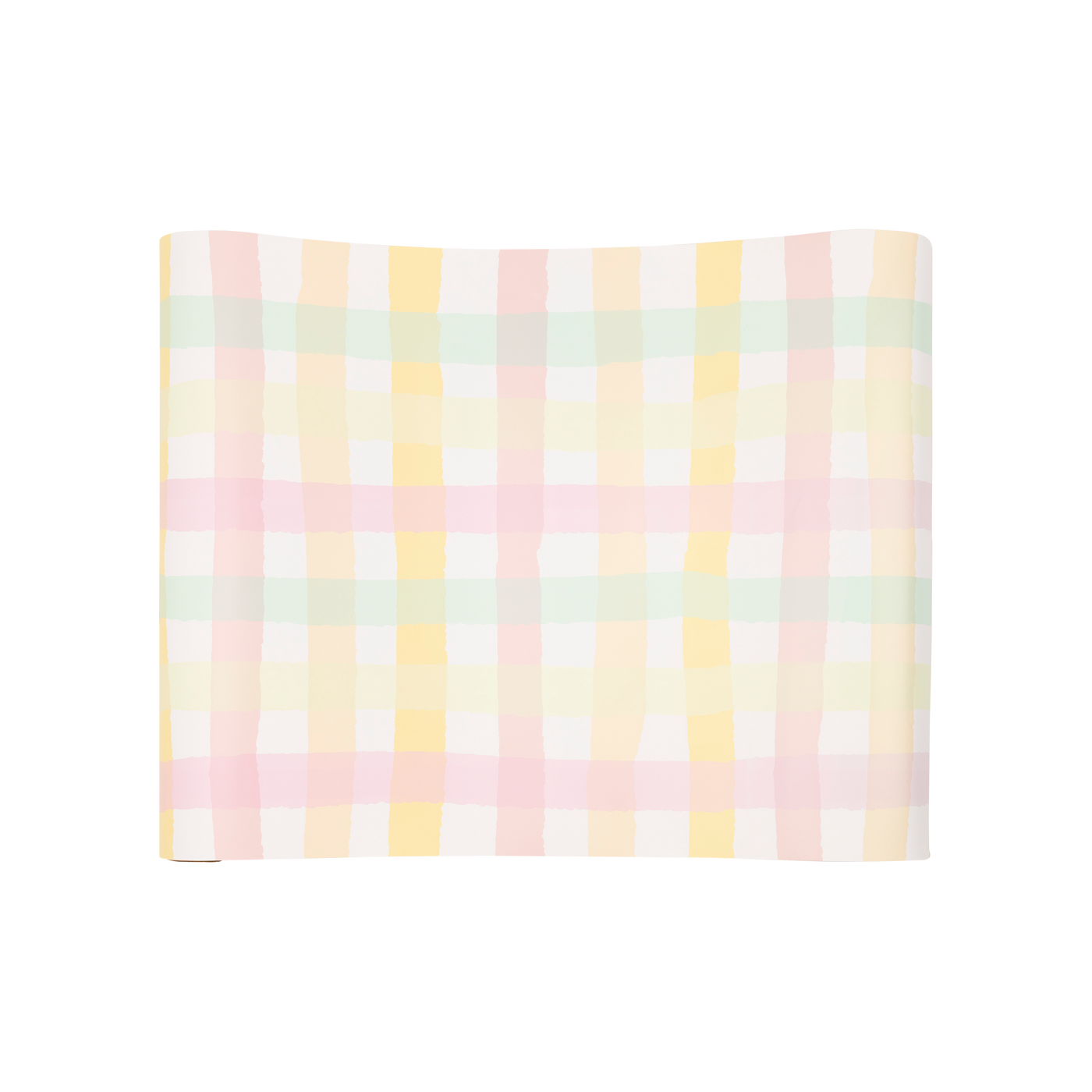 Spring Checks Paper Table Runner