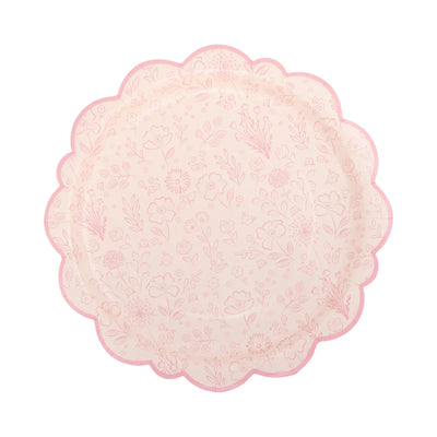 PEMBROKE PINK FLORAL 10" PLATE