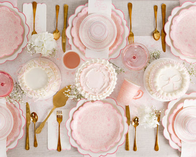 PEMBROKE PINK FLORAL 10" PLATE