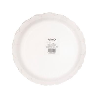 Scalloped Carrot Dinner Plate