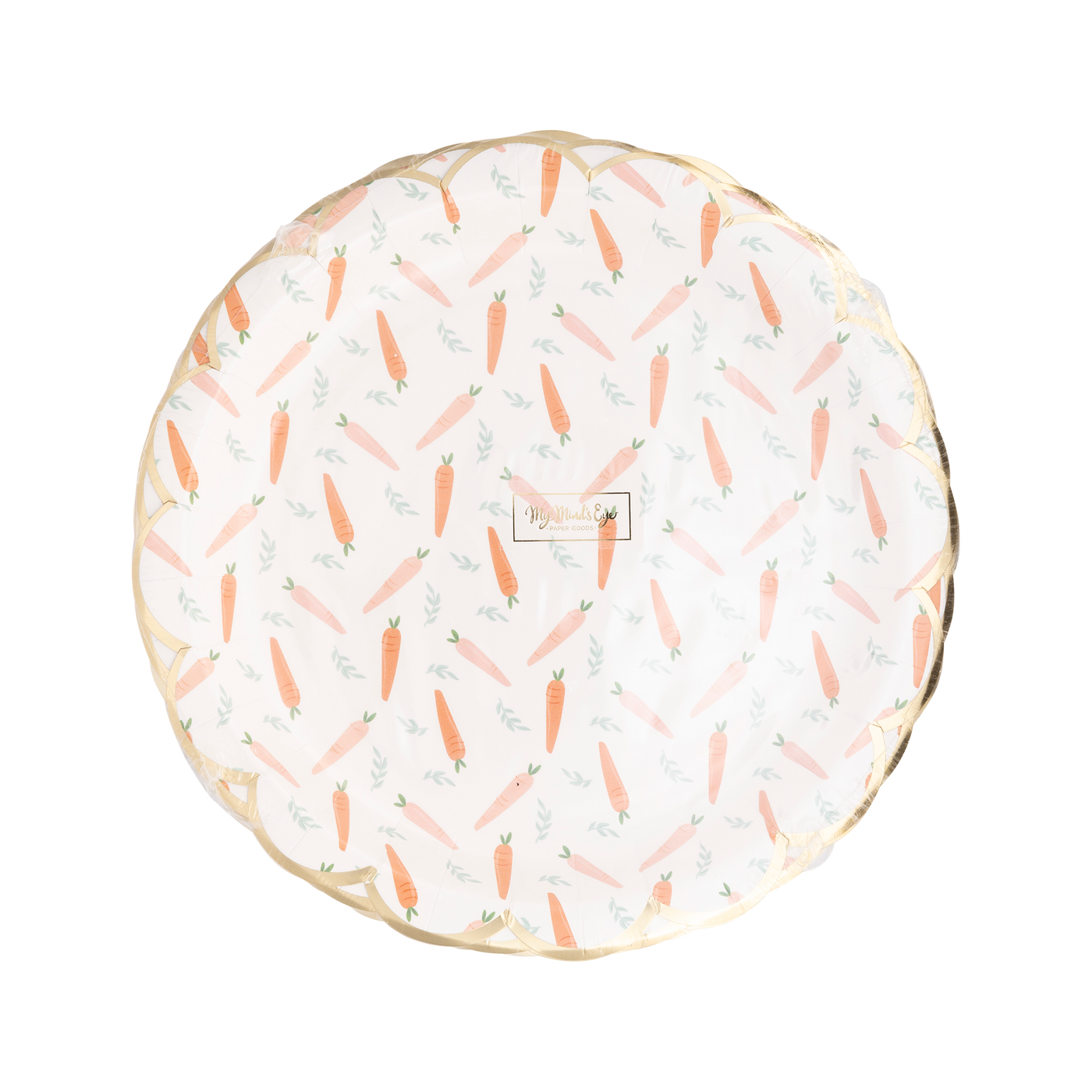 Scalloped Carrot Dinner Plate