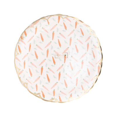 Scalloped Carrot Dinner Plate