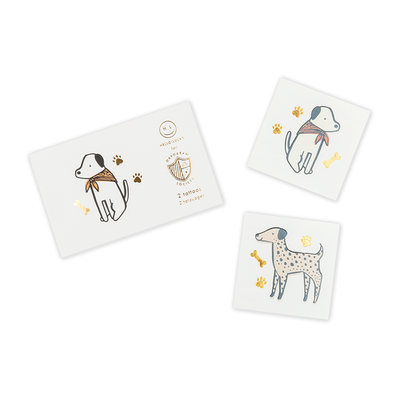Let's Pawty Temporary Tattoos