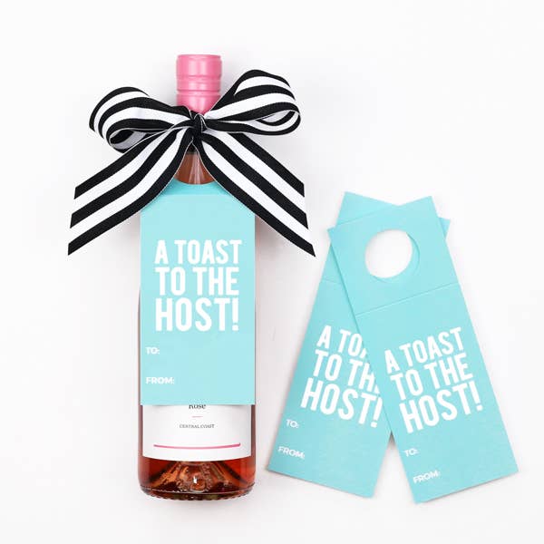 Toast to the Host Wine Tags