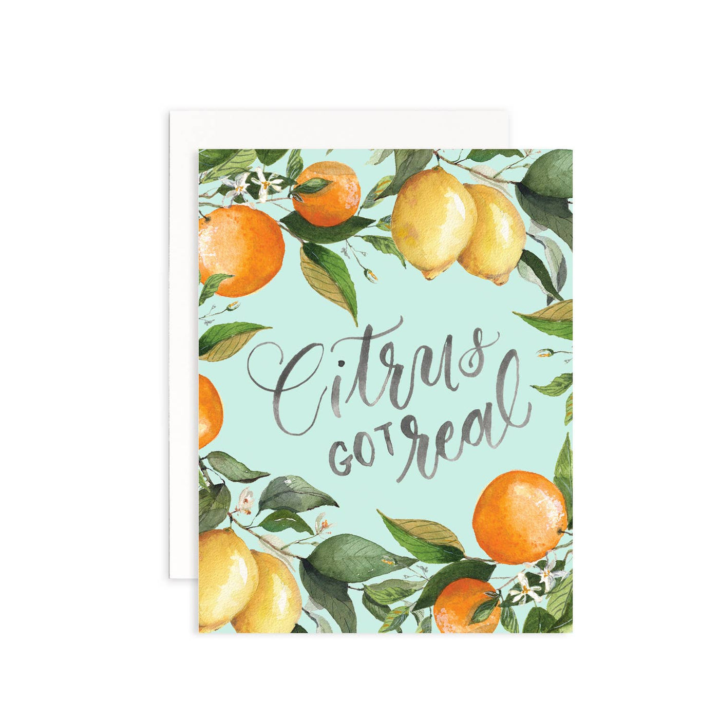 Citrus Got Real Greeting Card