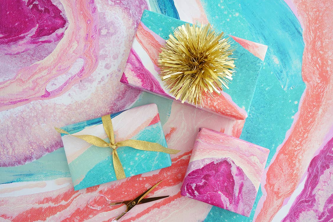 Marble Art Wrapping Paper