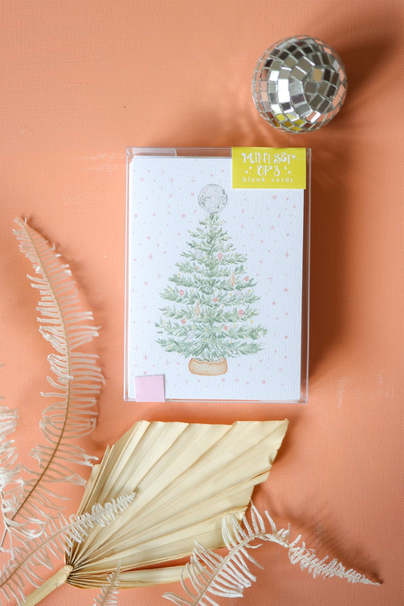 Disco Christmas Tree Card Boxed Set