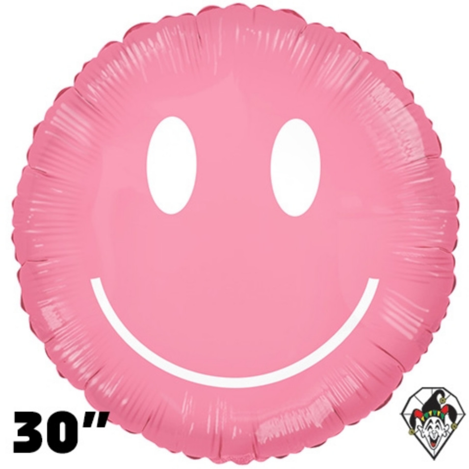 30” Rosy Smile Pink Foil Balloon