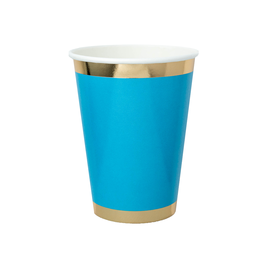 Posh Party Cups (12oz) - Light Blue