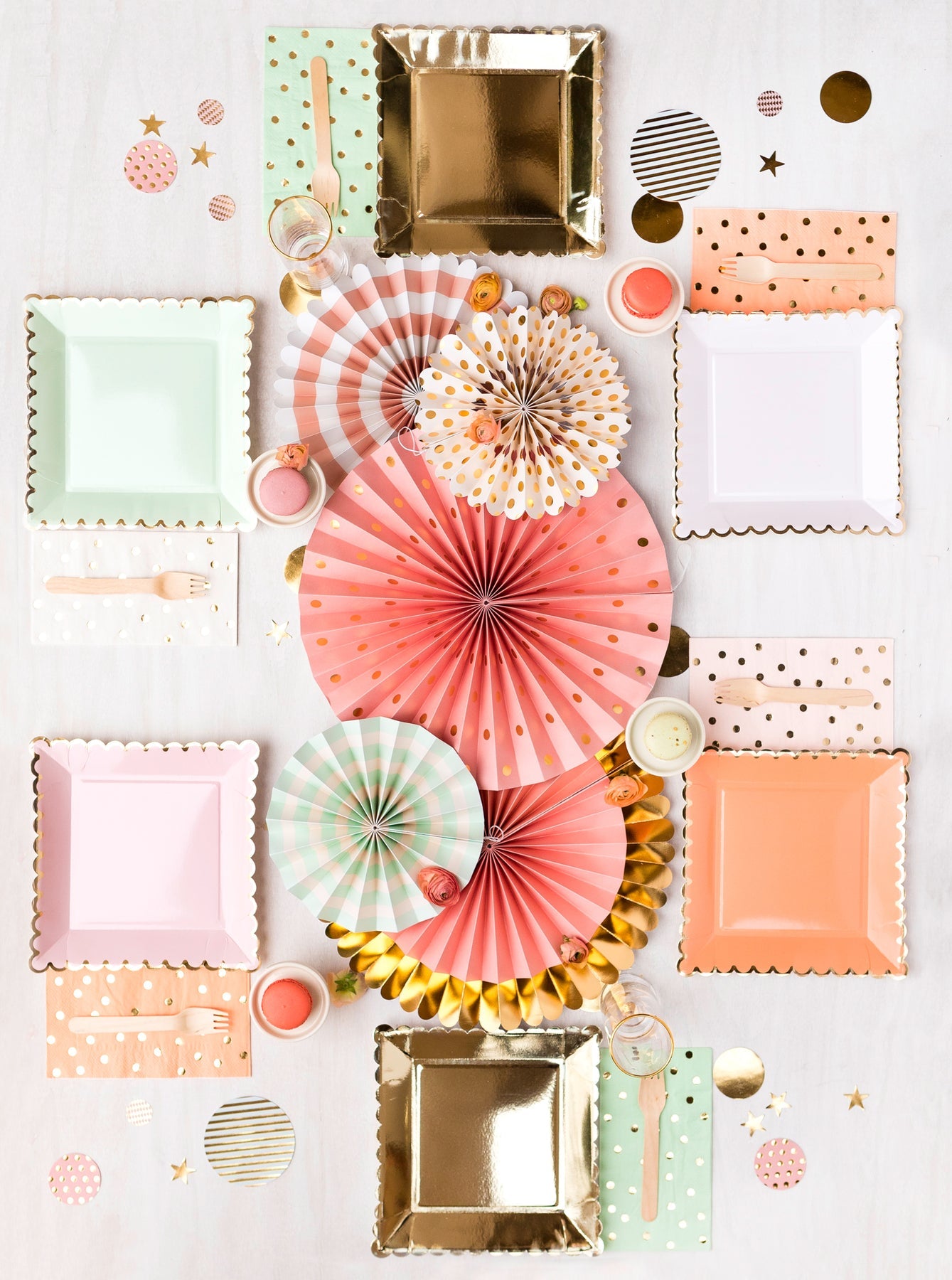 Cream Polka Dot Dinner Napkin