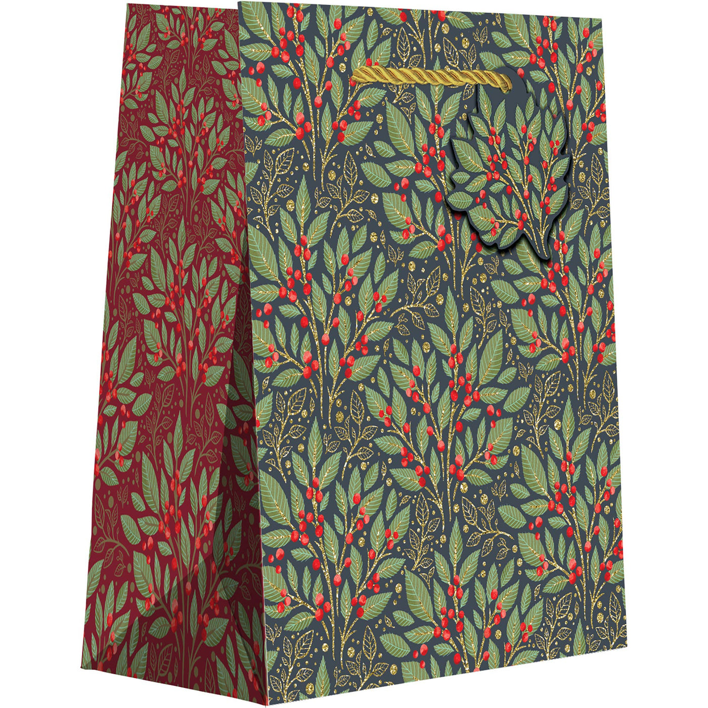 Holly Tapestry Gift Bag (Medium)