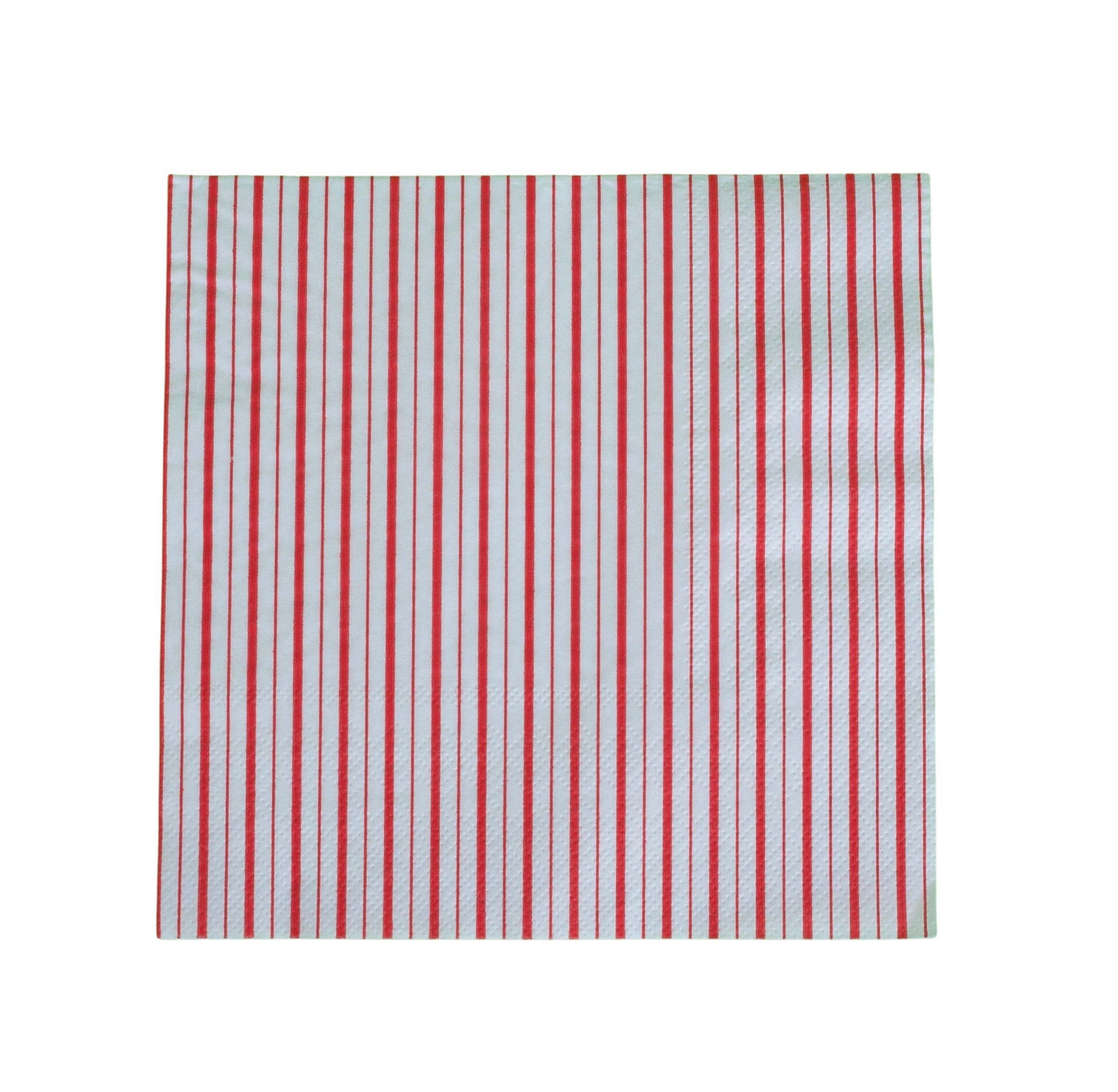 Red Holiday Stripe Napkin