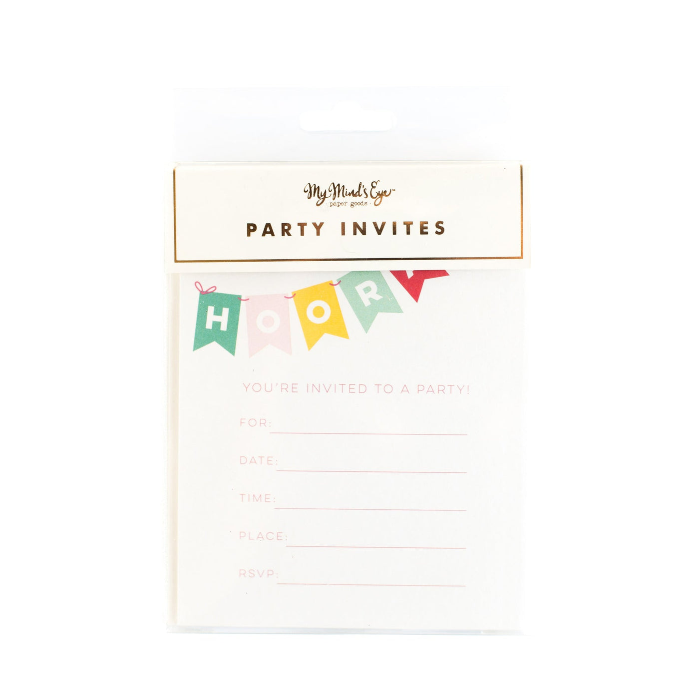 HOORAY Fill-In Invitations