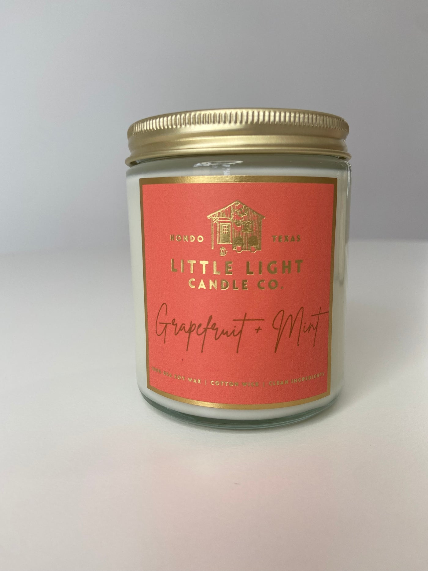 Grapefruit & Mint - Soy Candle