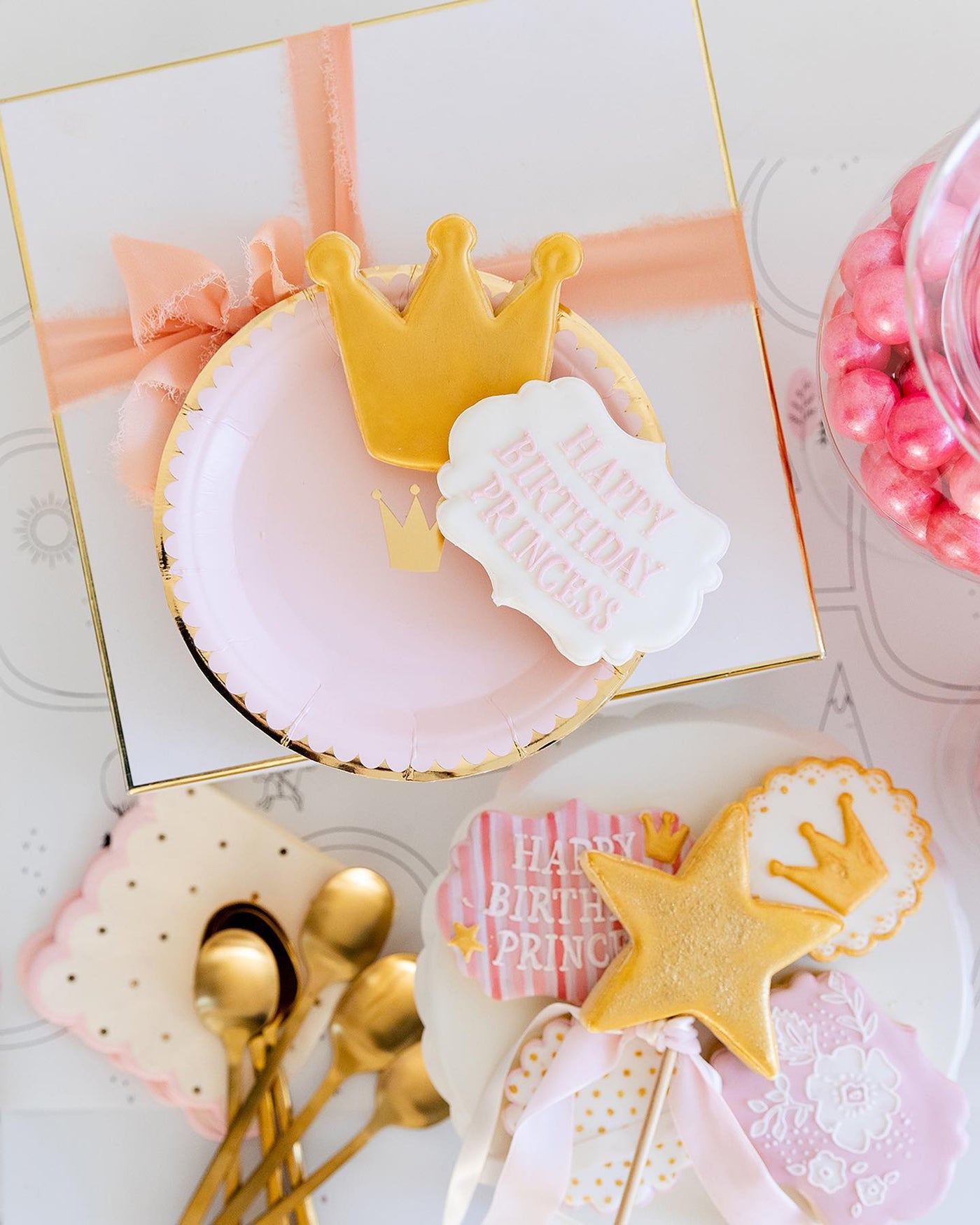 Sweet Princess Dessert Plates