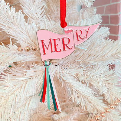 Merry Party Pennant Ornament