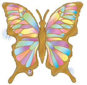 Opal Butterfly Foil Balloon