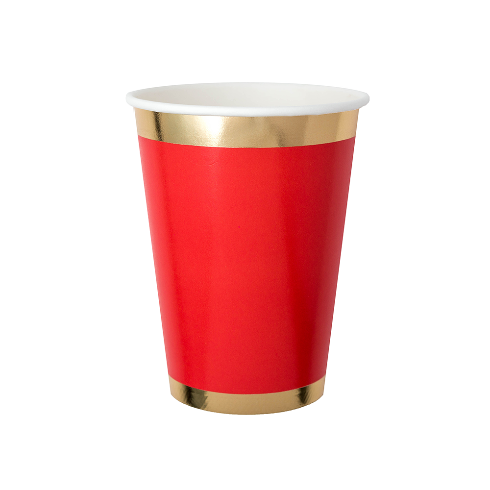 Posh Party Cups (12oz) - Red